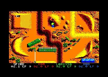 Professional Bmx Simulator (UK) (2 faces) (1988) screen shot game playing